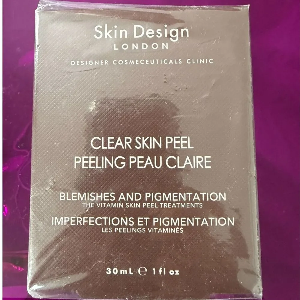Skin Design London Clear Skin Peel 30ml NIB